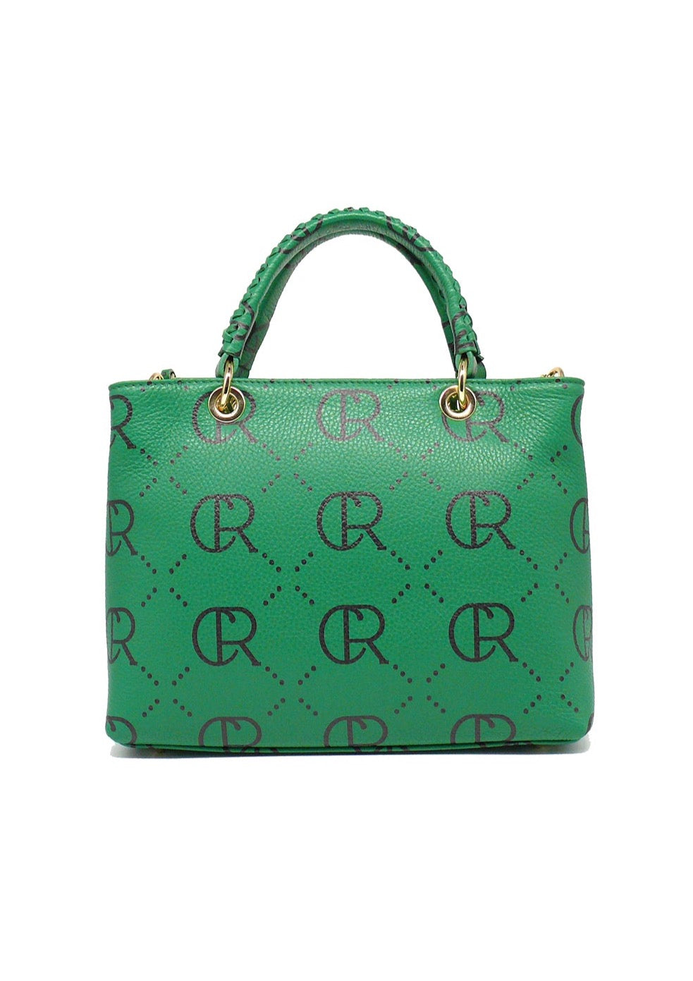 Leather Handbag Green