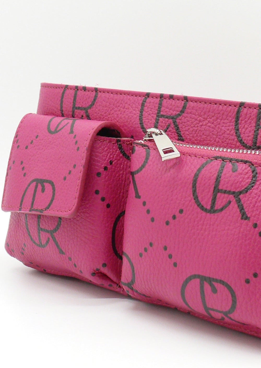 Leather Belt Bag Pink