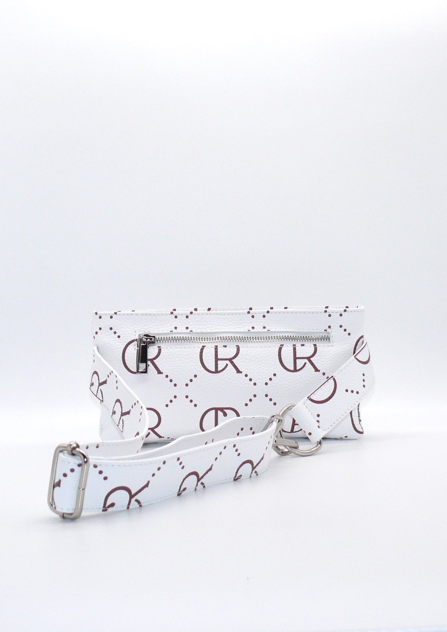 Leather Belt Bag White